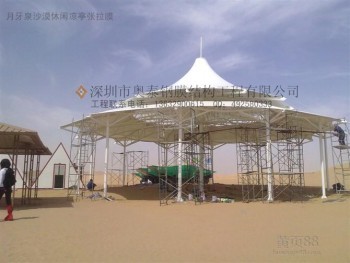 休閑拉膜亭,戶外休閑拉膜亭設計施工,蘭州有專業的休閑拉膜亭公司嗎?